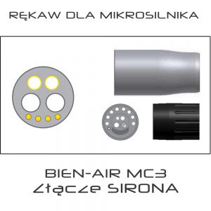 Rękaw dla mikrosilnika Bien-Ar MC3 LED , złącze Sirona