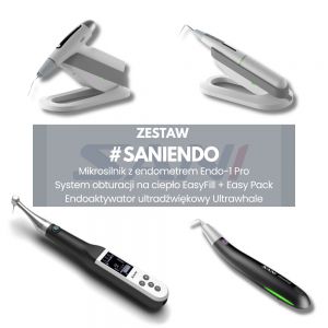 Zestaw #SaniEndo Endomotor + System obturacji na ciepło + Endoaktywator ultradzwiekowy